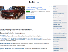 Tablet Screenshot of decs.es